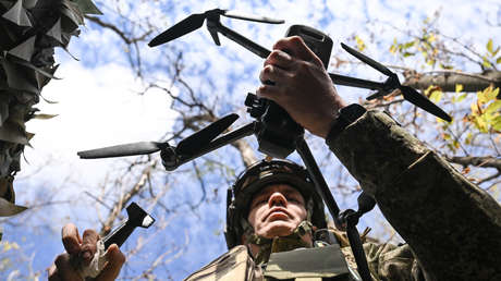 Los drones rusos controlan todo el espacio aéreo del frente en una ciudad clave