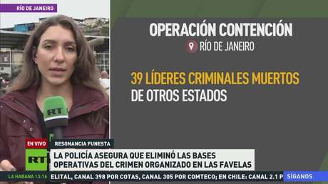 Policía brasileña asegura que eliminó las bases operativas del crimen organizado tras megaoperación en las favelas