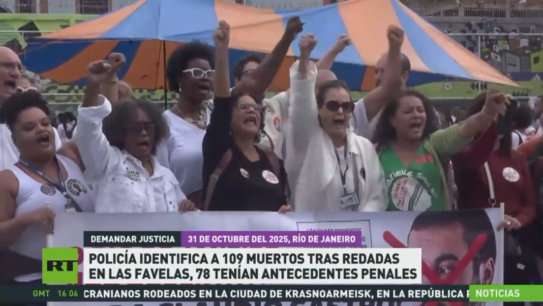 Brasileños exigen que se investigue mortífero operativo policial en las favelas y se garanticen derechos