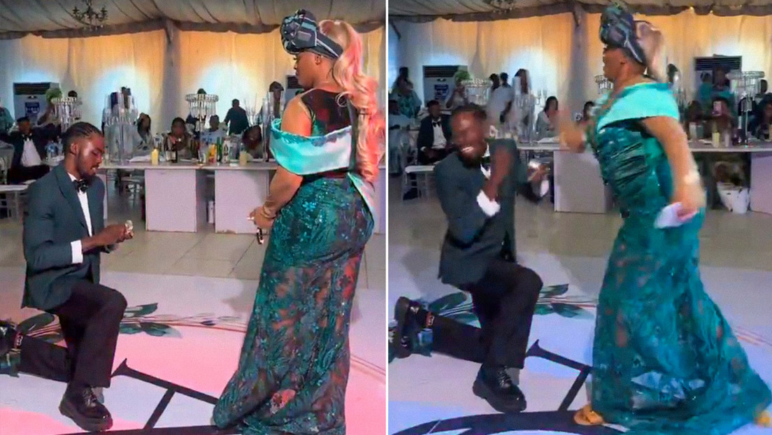 Pedida de mano sale mal (VIDEO)