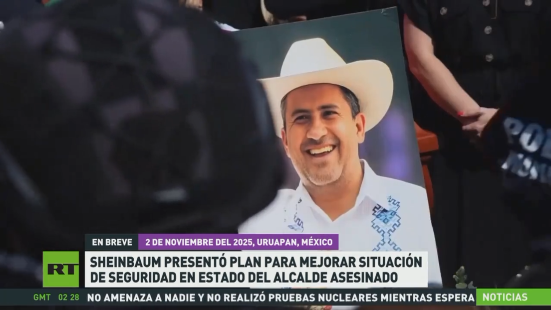 Sheinbaum presenta un plan para mejorar situación de seguridad en estado del alcalde asesinado