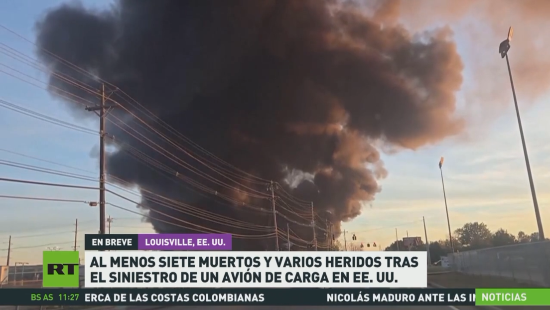 Al menos siete muertos y varios heridos tras el siniestro de un avión de carga en EE.UU.