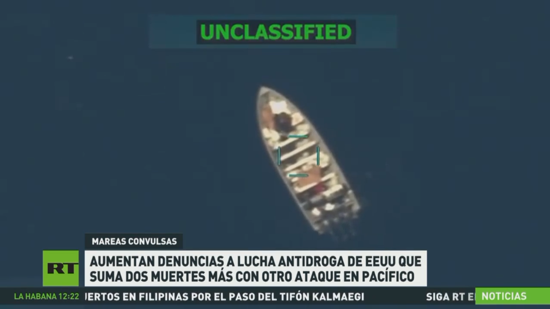 Aumentan denuncias contra lucha antidroga de EE.UU. que suma dos muertes luego de ataque en el Pacífico