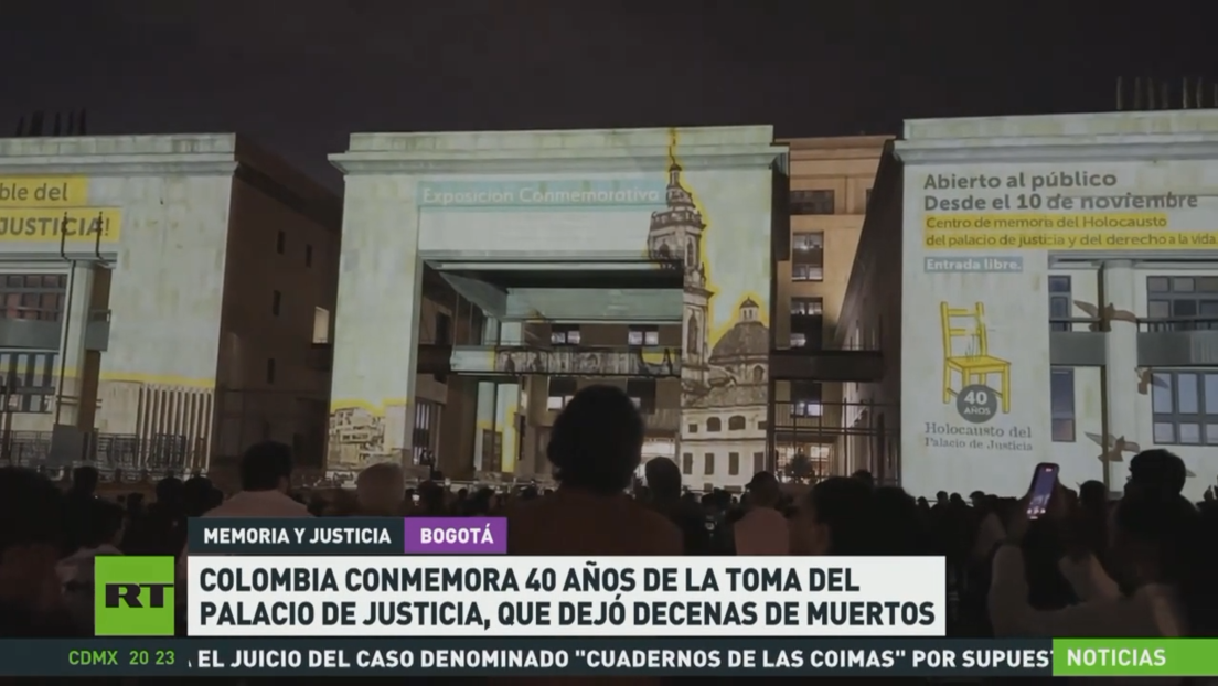 Colombia recuerda los 40 años de la toma del Palacio de Justicia