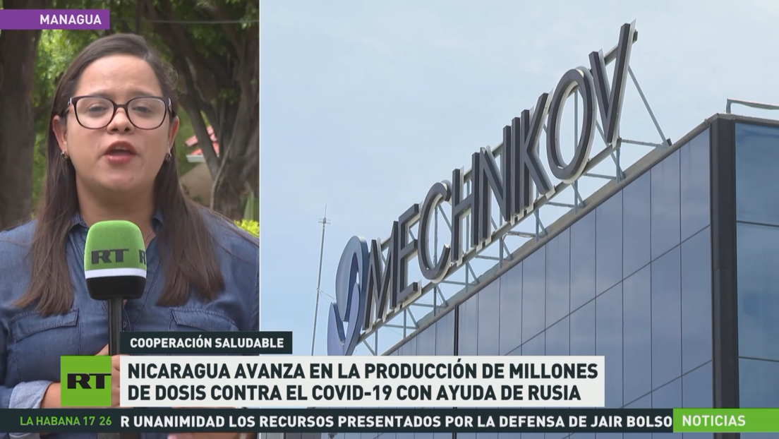 Nicaragua avanza en la producción de millones de dosis contra el covid-19 con ayuda de Rusia