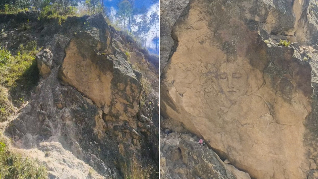 ¿Señal divina?: aparece imagen de la Virgen en una pierda en Colombia (VIDEOS)