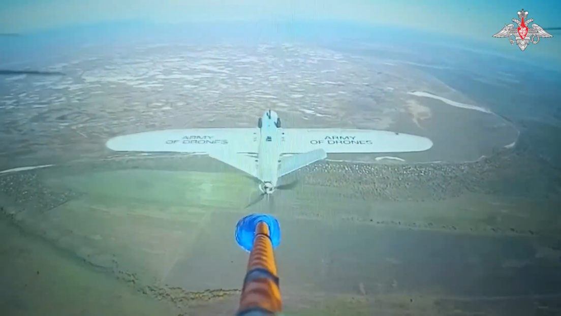 VIDEO: 'Alas' no tripuladas rusas salen de 'cacería'