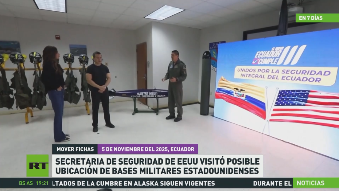 Secretaria de Seguridad de EE.UU. visitó posible ubicación de bases militares estadounidenses en Ecuador