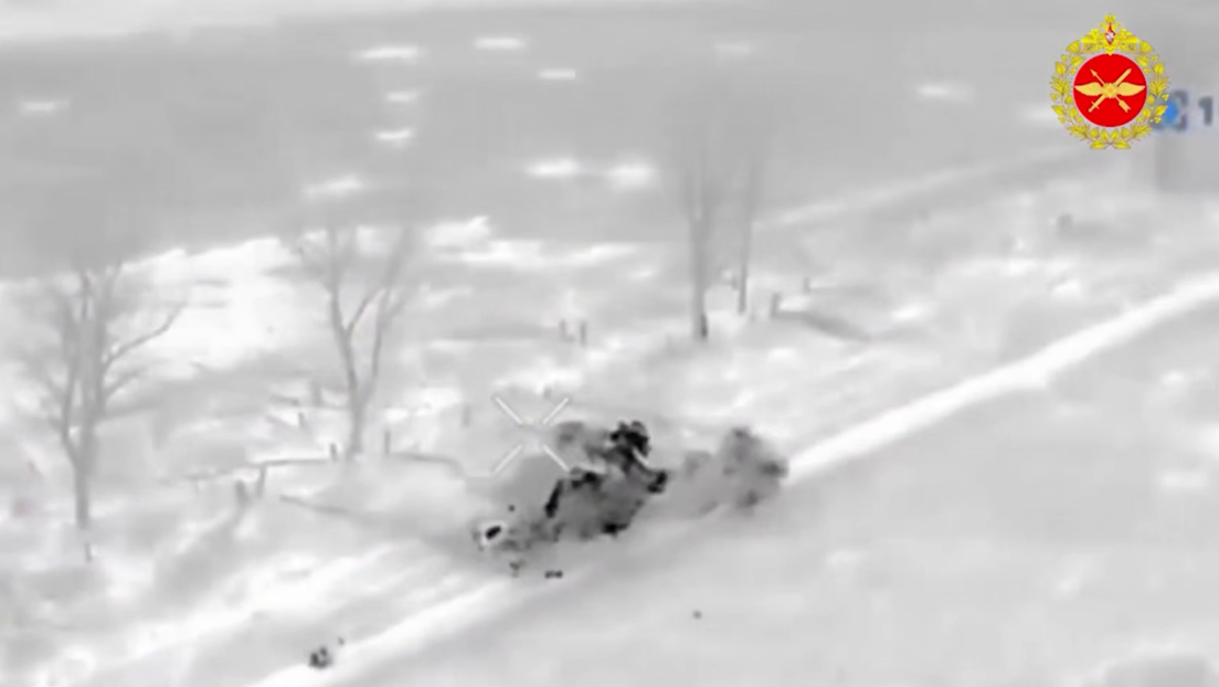 FUERTE VIDEO: Drones rusos rastrean y aniquilan a nacionalistas ucranianos