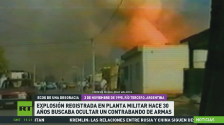 Explosión registrada en planta militar hace 30 años en Argentina buscaba ocultar un contrabando de armas