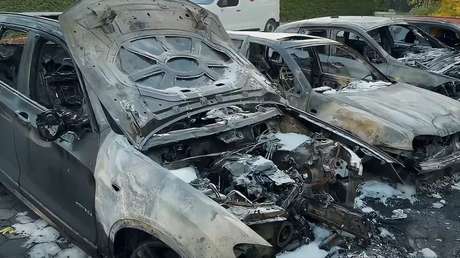 "Ataque de Antifa": queman el auto de un político de derecha alemán (VIDEO)