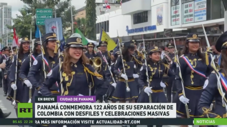 Panamá conmemora el 122 aniversario de su separación de Colombia con desfiles y celebraciones masivas
