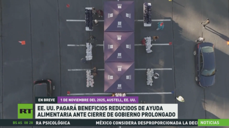 EE.UU. pagará beneficios reducidos de ayuda alimentaria ante cierre de Gobierno prolongado