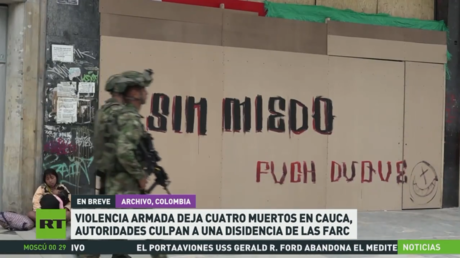 Violencia armada deja cuatro muertos en Cauca y las autoridades culpan a una disidencia de las FARC