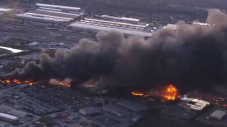 VIDEO: Primeras imágenes del siniestro de un avión en EE.UU.