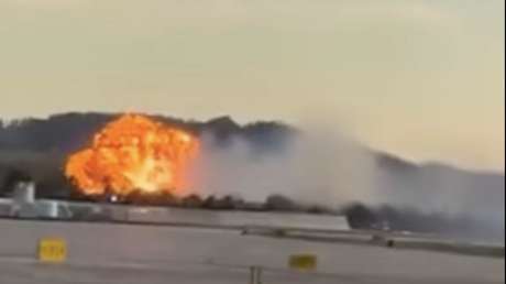 VIDEO: Momento exacto de la catástrofe del avión de carga en EE.UU.