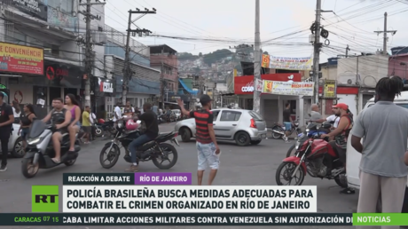 Policía brasileña busca medidas adecuadas para combatir el crimen organizado en Río de Janeiro