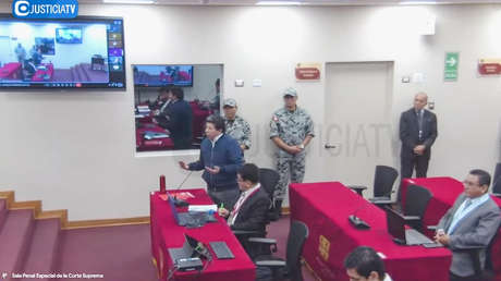 VIDEO: Apagan el micrófono e impiden hablar en su juicio a Pedro Castillo, expresidente de Perú