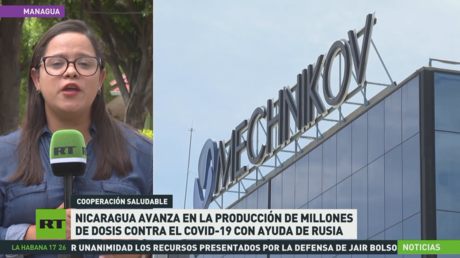 Nicaragua avanza en la producción de millones de dosis contra el covid-19 con ayuda de Rusia