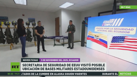 Secretaria de Seguridad de EE.UU. visitó posible ubicación de bases militares estadounidenses en Ecuador