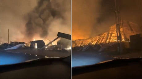 IMÁGENES DE LA DEVASTACIÓN: El panorama desolador que dejó la potente explosión en Argentina