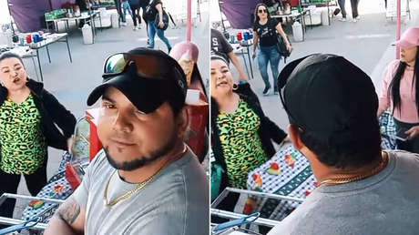 Acto de xenofobia en Chile: mujer destruye puesto de comida de migrantes (VIDEO)