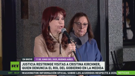 Justicia restringe visitas a Cristina Fernández de Kirchner, quien denuncia el rol del Gobierno en la medida