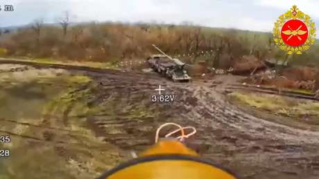 VIDEO: Equipos y posiciones ucranianos son presa fácil de las 'aves' rusas