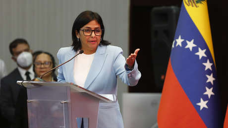 Delcy Rodríguez denuncia "el doble rasero" de EE.UU.