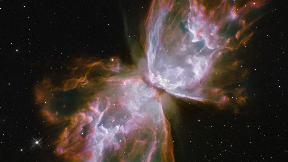 Telescopio capta una 'mariposa' en el espacio