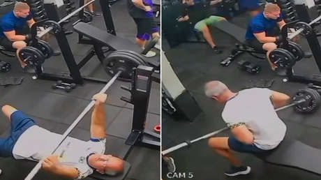 VIDEO: Un hombre muere tras el "agarre suicida" de una barra en el gimnasio