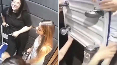 Rápida reacción evita una tragedia en un ascensor (VIDEO)