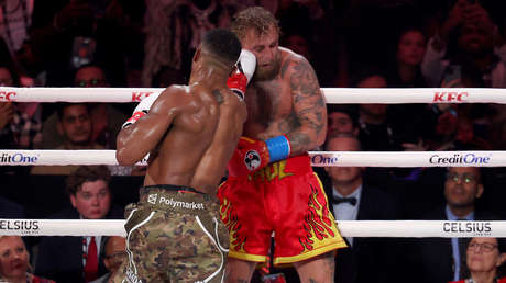 VIDEO: El demoledor derechazo de Anthony Joshua que le costó una fractura doble a Jake Paul