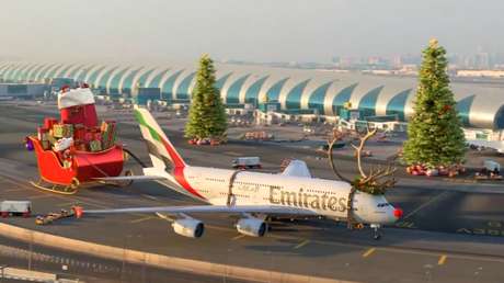 Inusual video de una aerolínea emiratí de cara a la Navidad (VIDEO)