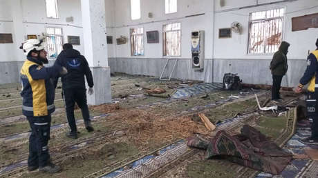 Una explosión sacude una mezquita en Siria