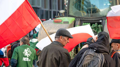 "Esta política es enfermiza": Agricultores polacos protestan contra el acuerdo entre la UE y Mercosur
