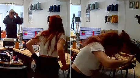 Falso cliente agrede brutalmente y roba a una empleada sola (VIDEO)