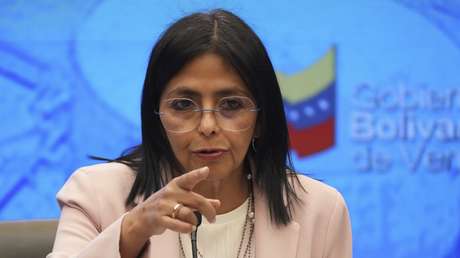 Delcy Rodríguez envía "un mensaje al mundo y a EE.UU."