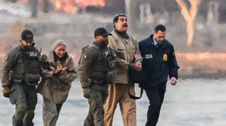 VIDEO: Escoltan a Maduro hacia el tribunal en Nueva York