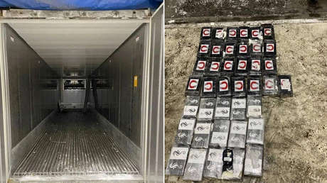 VIDEO: Rusia intercepta un gran cargamento de cocaína procedente de América Latina