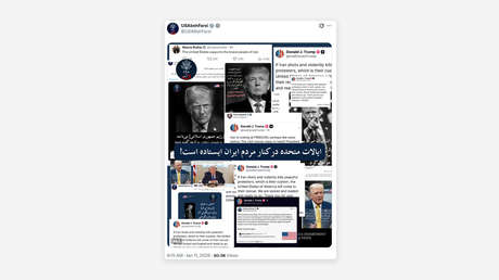 Departamento de Estado de EE.UU. publica un 'collage' con amenazas a Irán
