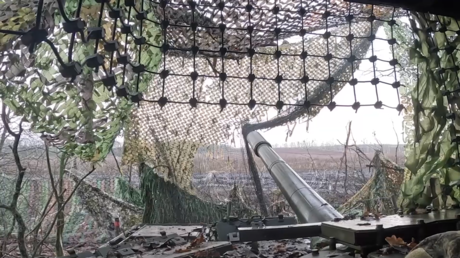 VIDEO: Desde el interior de un tanque ruso T-80BVM: acción de combate del grupo de tropas Norte