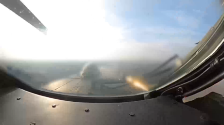 Helicóptero Mi-28 ruso acaba con un punto fortificado del Ejército ucraniano (VIDEO)