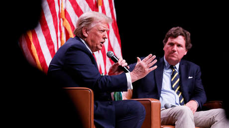 Reportan una reunión de Tucker Carlson y Donald Trump en la Casa Blanca