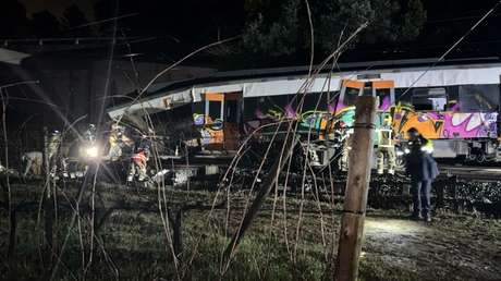 La escena de terror que dejó el choque de un tren de pasajeros en Barcelona