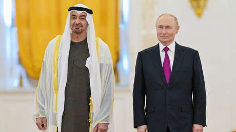 Putin se reunirá este jueves en Moscú con su homólogo emiratí
