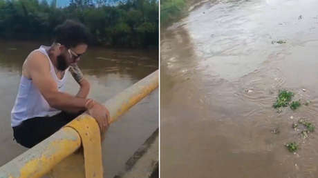 "Hasta la vista": muere tras lanzarse desde un puente por un reto viral (VIDEO)