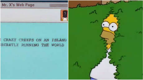 La sombría referencia de 'Los Simpsons' a la isla de los pedófilos de Jeffrey Epstein