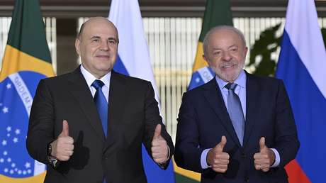El primer ministro ruso se reúne con Lula