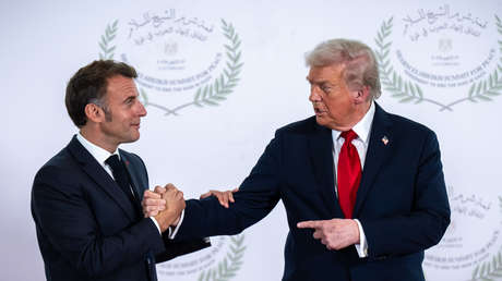 Trump se jacta de cómo doblegó a Macron